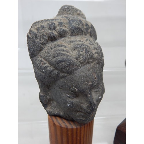 487 - A Collection of Ancient Stone Figural Carvings: From a Private Collection