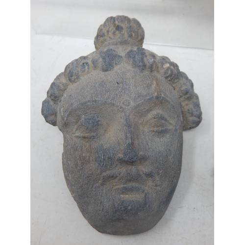 487 - A Collection of Ancient Stone Figural Carvings: From a Private Collection