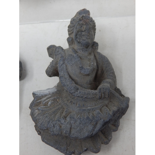 487 - A Collection of Ancient Stone Figural Carvings: From a Private Collection