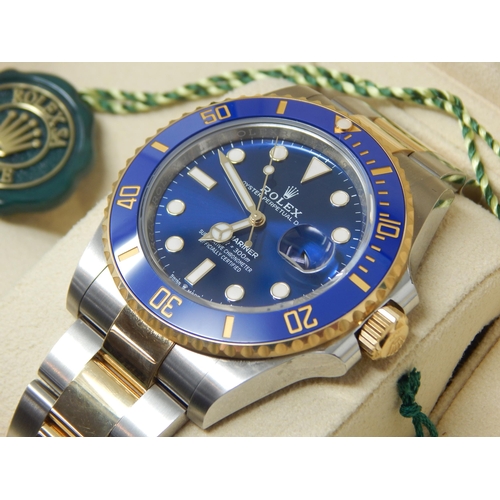 300 - Rolex, A Brand New 2024 Oyster Perpetual Submariner, M126613LB-0002, Oyster Steel & Gold, 41mm diame... 