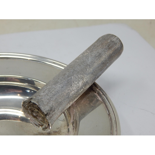 149 - Theo Fennell Silver Cigar Ashtray, Modelled with a Silver Half Smoked Cigar: Hallmarked London 1998 ... 