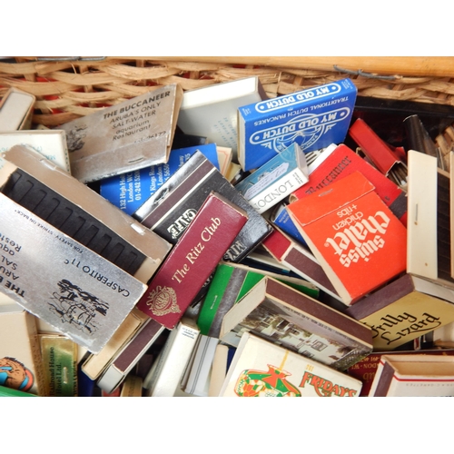 493 - Large Collection of Cigarette/Cigar packets/Tins together with a large quantity of matchboxes