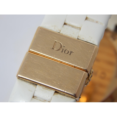 305 - Dior: Christian Dior 18ct Gold Christal Chronograph
Reference CD 114370
18ct Gold , Dior diamonds se... 