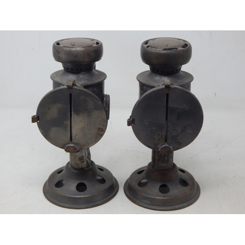 399 - WWII: A Pair of WWII Blackout/Siege Lamps