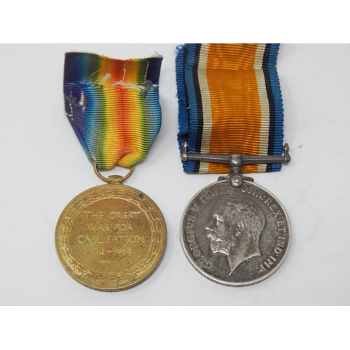 17 - WWI Pair of Medals Awarded & Edge Named to: 52188 CPL. R. DEAN. ROYAL ARTILLERY