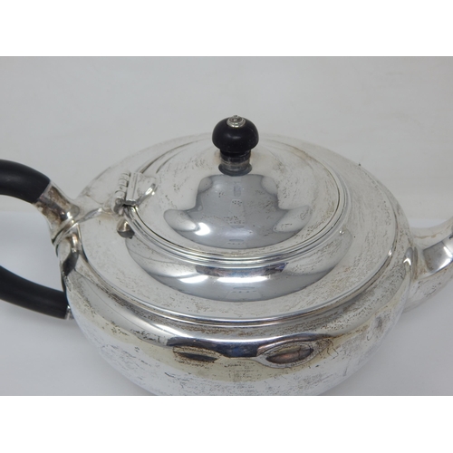 110 - Silver Teapot: Hallmarked Sheffield 1927 by George Howson: Gross weight 600g