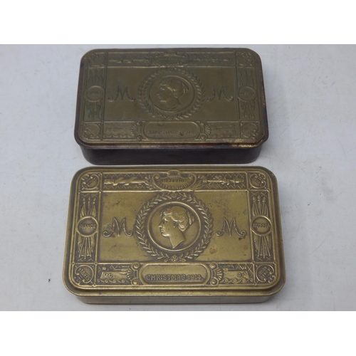70 - WWI Queen Mary 1914 Christmas Tins (2)