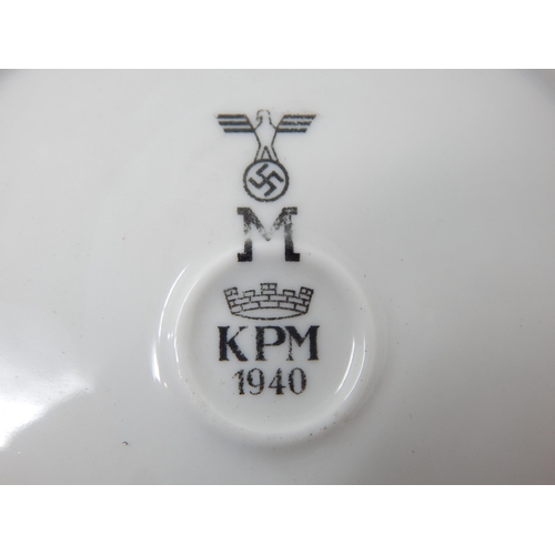 332 - WWII German Kriegsmarine Soup Bowl: KPM 1940