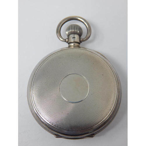 119 - Gentleman's Silver Pocket Watch: Hallmarked Birmingham 1929, James Wadsworth, Manchester. Working wh... 