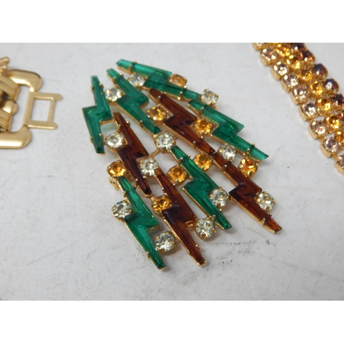 246 - A Collection of Vintage Jewellery Sets Including an Enamelled Suite Comprising Necklace & Bracelet &... 