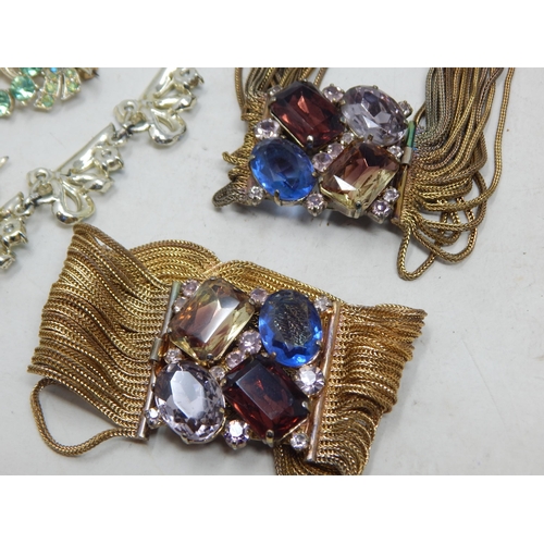 246 - A Collection of Vintage Jewellery Sets Including an Enamelled Suite Comprising Necklace & Bracelet &... 