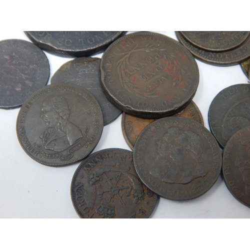 81 - A Quantity of 18th/19th Century Tokens.