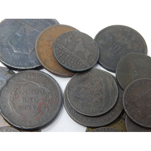 81 - A Quantity of 18th/19th Century Tokens.