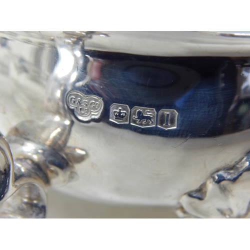 146 - A Pair of Silver Gravy Boats Hallmarked London 1928 by Goldsmiths & Silversmiths Ltd. Presented in o... 