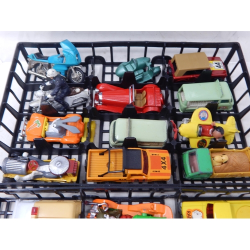 335 - A Matchbox Carry Case containing two trays of model vehicles (24)