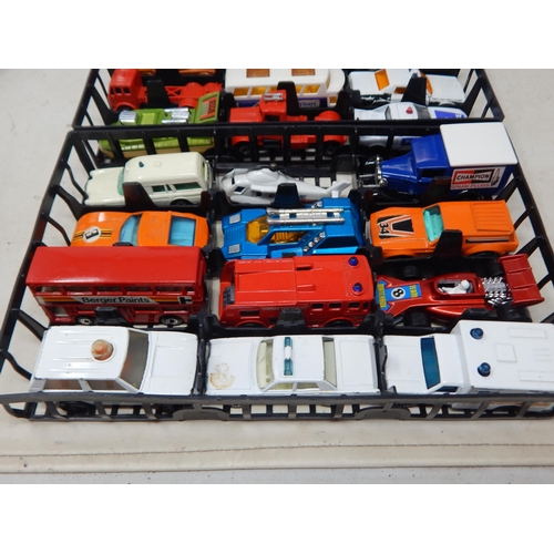 336 - A Matchbox Carry Case containing two trays of model vehicles (24)