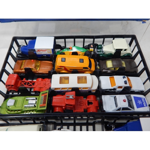 336 - A Matchbox Carry Case containing two trays of model vehicles (24)