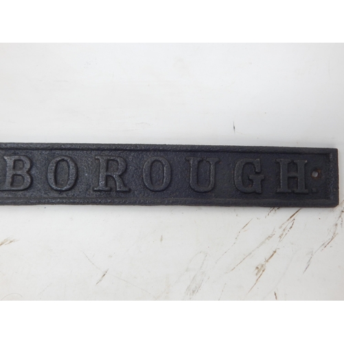 342 - Cast Iron Sign 