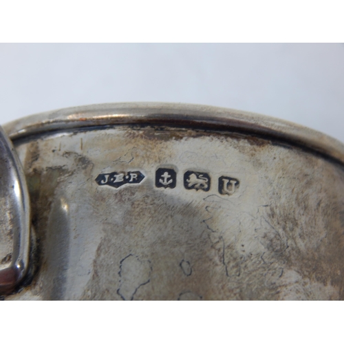 357 - WWII Home Guard Heavy Hallmarked Silver Tankard Presented to Captain R. H Jacobs, The Lichfield Co 1... 