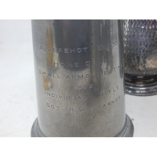 361 - 7 x Home Guard Presentation Pewter tankards: Aldershot Home Guard, 9th Battalion W R, Middlesex Home... 