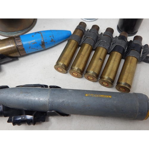 375 - A Quantity of Military Shell Cases etc