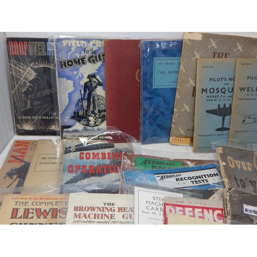 381F - Large Quantity of WWII Training Manuals & Home Guard Related Ephemera