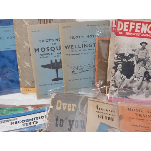 381F - Large Quantity of WWII Training Manuals & Home Guard Related Ephemera