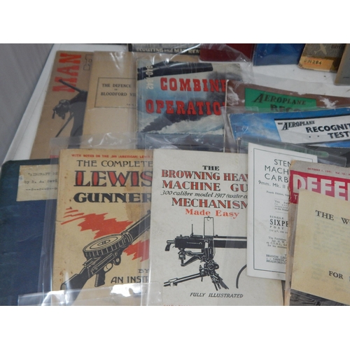 381F - Large Quantity of WWII Training Manuals & Home Guard Related Ephemera