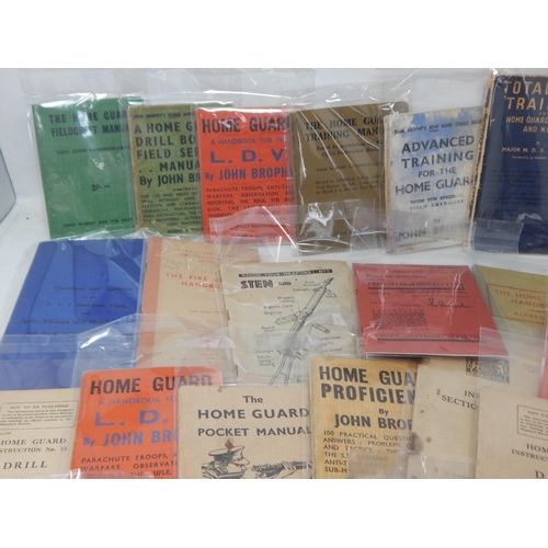 381G - Large Quantity of WWII Training Manuals & Home Guard Related Ephemera