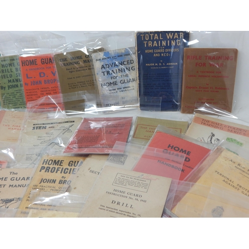 381G - Large Quantity of WWII Training Manuals & Home Guard Related Ephemera