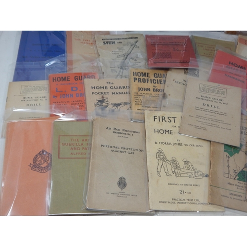 381G - Large Quantity of WWII Training Manuals & Home Guard Related Ephemera