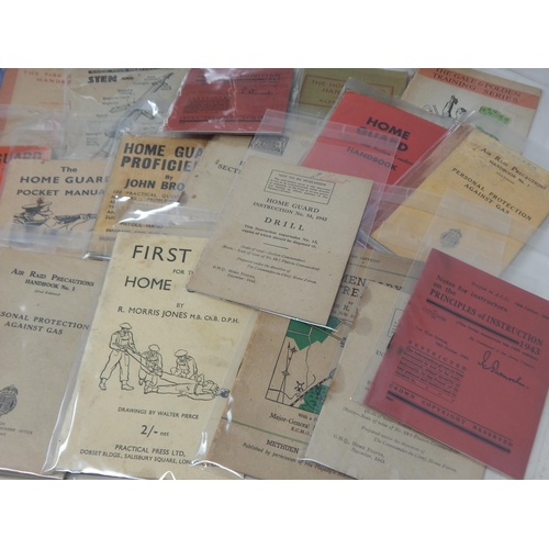 381G - Large Quantity of WWII Training Manuals & Home Guard Related Ephemera