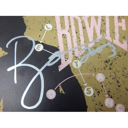 349 - Signed David Bowie Single record 