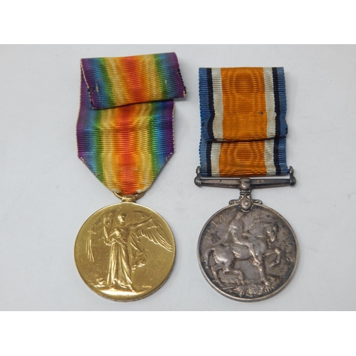 78 - WWI Pair of Medals Awarded & Edge Named to: M-151812 SGT. A. H. GOODWIN. A. SERVICE CORPS.