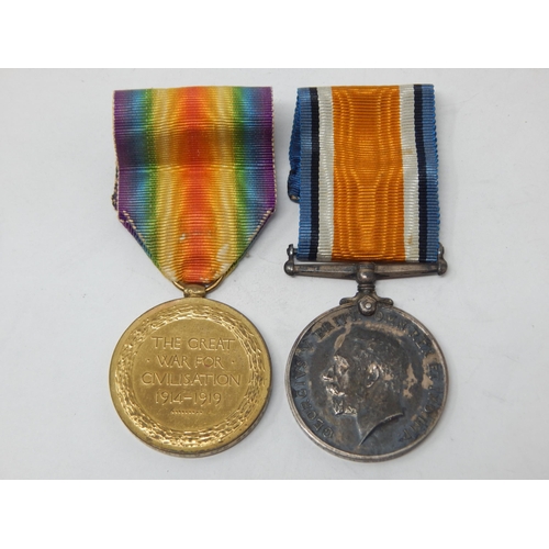 78 - WWI Pair of Medals Awarded & Edge Named to: M-151812 SGT. A. H. GOODWIN. A. SERVICE CORPS.
