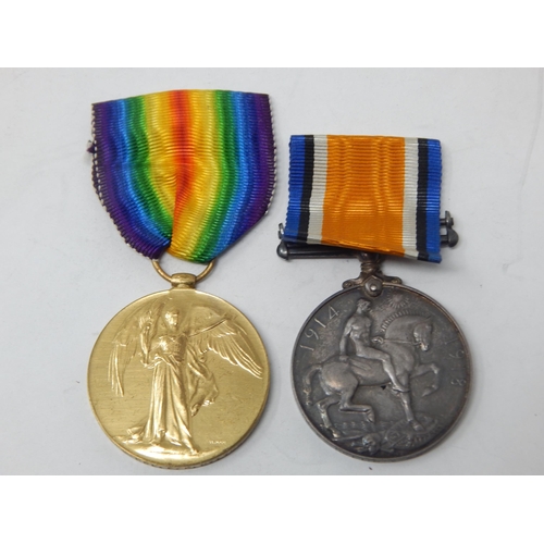 79 - WWI Pair of Medals Awarded & Edge Named to: 574458 ACTING CPL. E. A. HILTON. ROYAL ENGINEERS