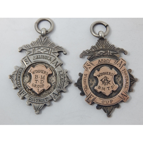 81 - WWI Pair of Medals Awarded & Edge Named to: DM2-209061. PTE. T. D. CAMPBELL. ARMY SERVICE CORPS Toge... 