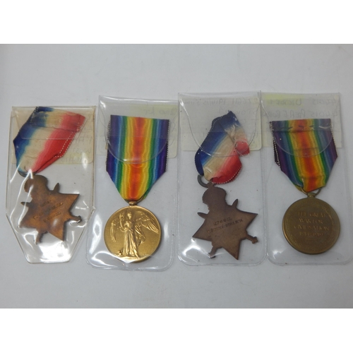 83 - WWII 1914-1915 STAR MEDALS: 2228. LANCE CORPORAL. P. AMBLER. (Together with Victory Medal) WEST YORK... 