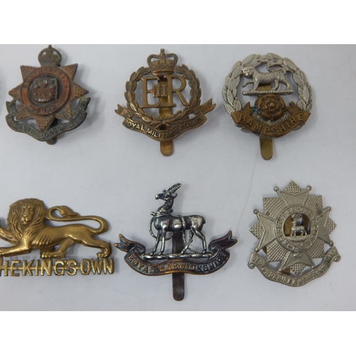 89 - A Collection of Military Badges to Include: Royal Warwickshire Regiment, Bedfordshire & Hertfordshir... 