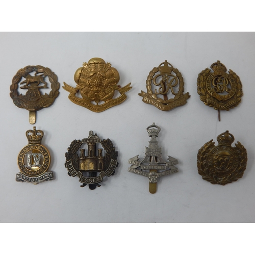 90 - A Collection of Military Badges to Include: Lancashire Hussars, Oratory Cadet Corps, Queens Own Huss... 