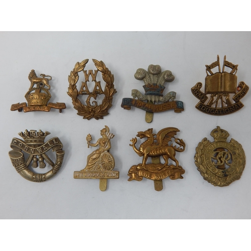 93 - A Collection of Military Badges to Include: The Norfolk Regiment, The Royal Kent Regiment, Women's A... 