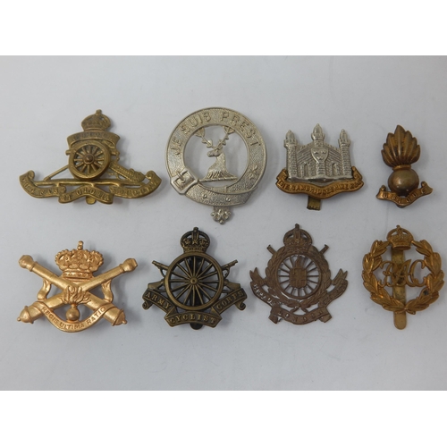 97 - A Collection of Military Badges to Include: Army Cyclist Corps, City of London Cyclists, Je Suis Pre... 