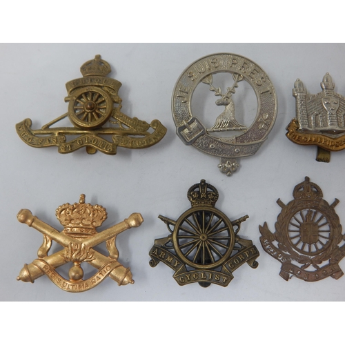 97 - A Collection of Military Badges to Include: Army Cyclist Corps, City of London Cyclists, Je Suis Pre... 