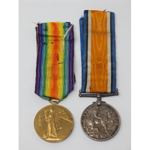 120 - WWI Pair of Medals Awarded & Edge Named to: 87087. 2-CPL. G. HAWKE. ROYAL ENGINEERS
