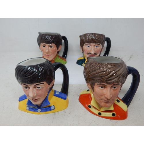 Royal Doulton: The Beatles Set of Four Character Jugs