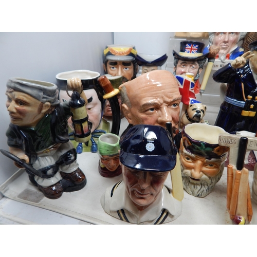 442 - A Large Quantity of Character Jugs & Toby Jugs (lot)