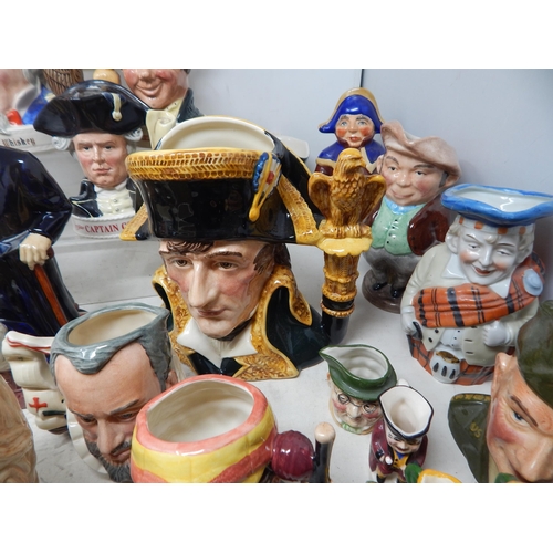 442 - A Large Quantity of Character Jugs & Toby Jugs (lot)