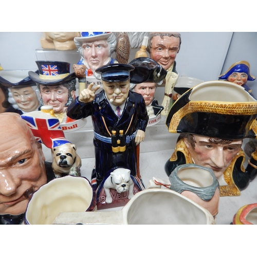 442 - A Large Quantity of Character Jugs & Toby Jugs (lot)