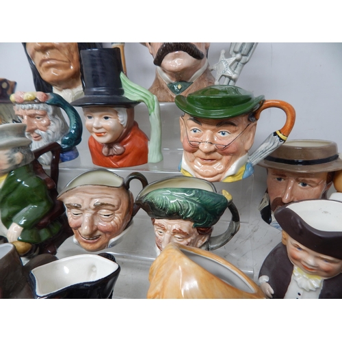 443 - A Large Quantity of Character Jugs & Toby Jugs (lot)