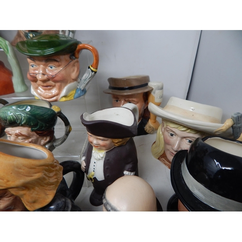 443 - A Large Quantity of Character Jugs & Toby Jugs (lot)